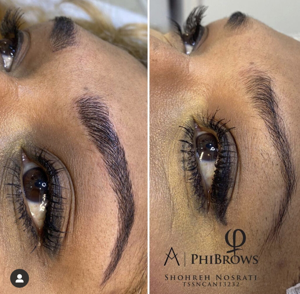 Eyebrow Microblading with Phi Method 