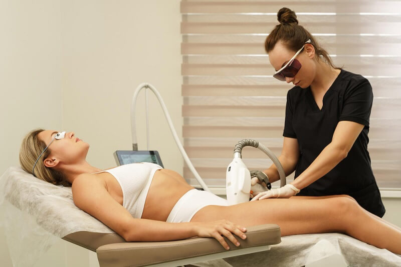 laser hair removal on your genitals